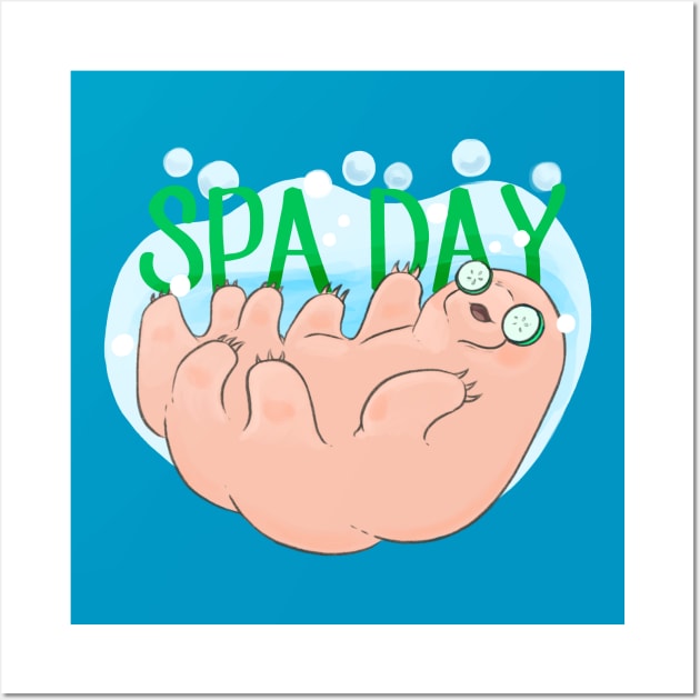 Tardigrade Spa Day Wall Art by CaseyHWilkinson